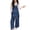 Dark Blue, variant on Girls Denim Overalls Wide Leg Straight Jean Jumpsuit Pants Kids Casual Buttons Adjustable Strap Dungarees Bib Workwear (Light Blue, 5-6 Years)