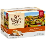 New England Coffee French Vanilla Medium Roasted Single Serve Cups - 12 Cups