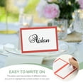 thumbnail image 3 of Uxcell 50Pcs Table Place Cards, 3.5 x 2 Inches Blank Name Place Cards for Table Setting Wedding Reception, Purple, 3 of 6