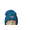 Blue, variant on Cold Weather Hat / Beanie One Size - Hunter Orange