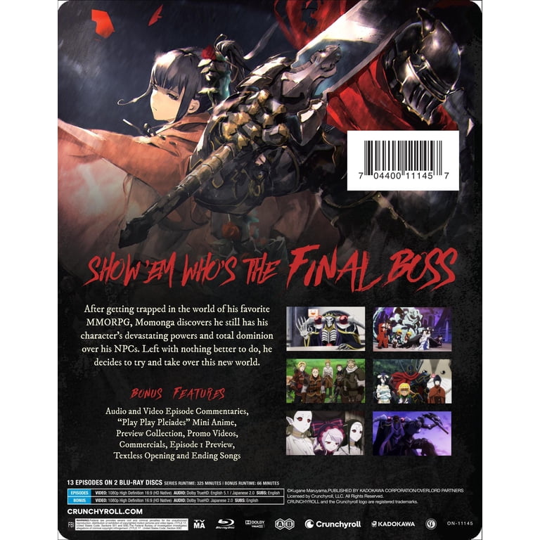 Overlord - Season 1 Steelbook (Blu-ray) Crunchyroll Action, Anime