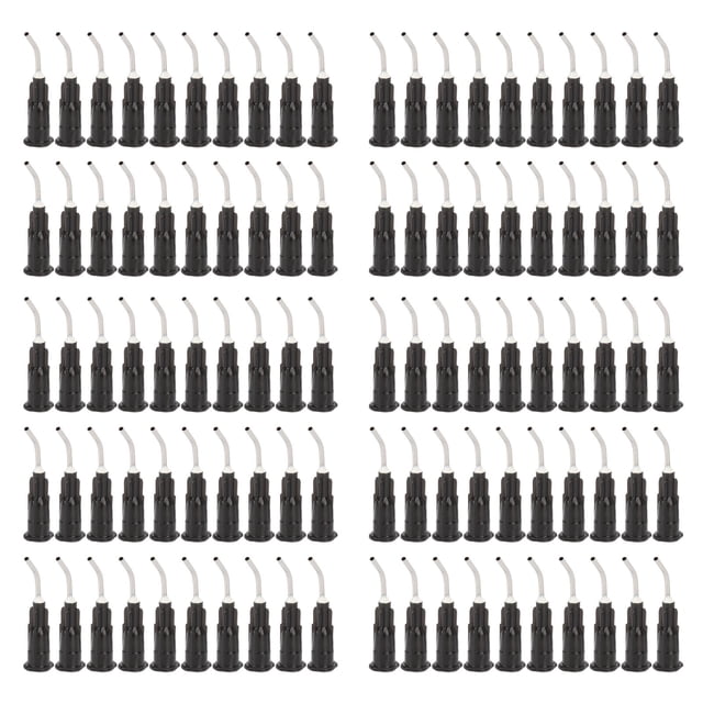 Dental Irrigation Needle Tips,100pcs Disposable Dental Pre Pre Bent Dispensing Needle Pre Bent Irrigation Needle Tips User-Friendly Design
