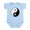 Sky Blue, variant on CafePress - Yin Yang Symbol Infant Bodysuit - Baby Light Bodysuit, Size Newborn - 24 Months