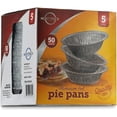 thumbnail image 6 of Montopack 5" Aluminum Pie & Tart Pan, 50 Count, 6 of 7