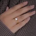 thumbnail image 5 of Cora Jewellery 1.0CT Nature Inspired Twig Moissanite Engagement Ring Set for Women, 10K Yellow Gold, 5.5 US, 5 of 8
