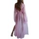 thumbnail image 4 of SAYOO , cárdigan de punto para mujer, moda, Color sólido, ganchillo, ahuecado, manga larga, informal, estilo suelto, abrigo con cinturón, Tops largos SAYOO  Moda, 4 of 5