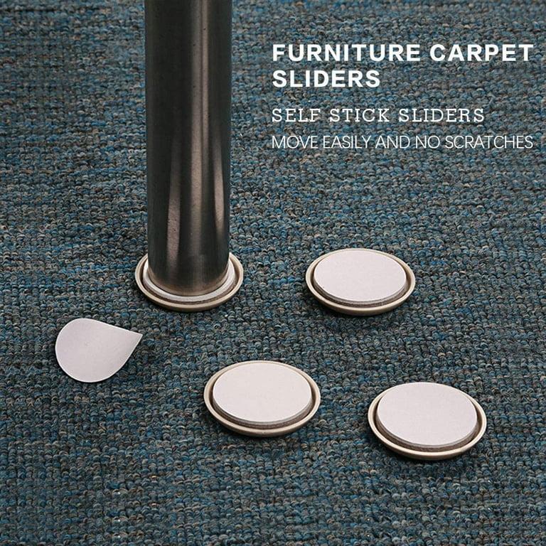 24 PCS Self Stick Furniture Sliders 1 Inch Furniture Glides for