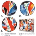 thumbnail image 3 of Designart "The Dance by Henri A Masterpiece of Movement II" Masterpiece Floater Framed Canvas Print, 3 of 7