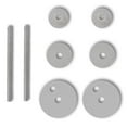 thumbnail image 3 of vidaXL WC Toilet Seat MDF Hard Close Lid Spectacular Look Dolphins, 3 of 9