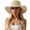 Beige-4, variant on Floppy Big Beach Straw Hats for Women Foldable Summer Wide Brim Packable Sun Hat Womens Travel Straw Fedora Hat