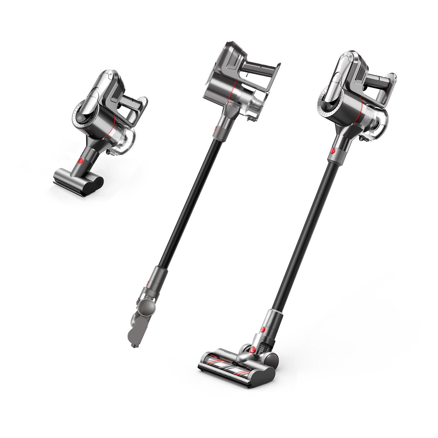 Puppyoo Cordless Vacuum Cleaner T11 Mate, Lightweight Stick Vacuum for Household Carpet and Pet