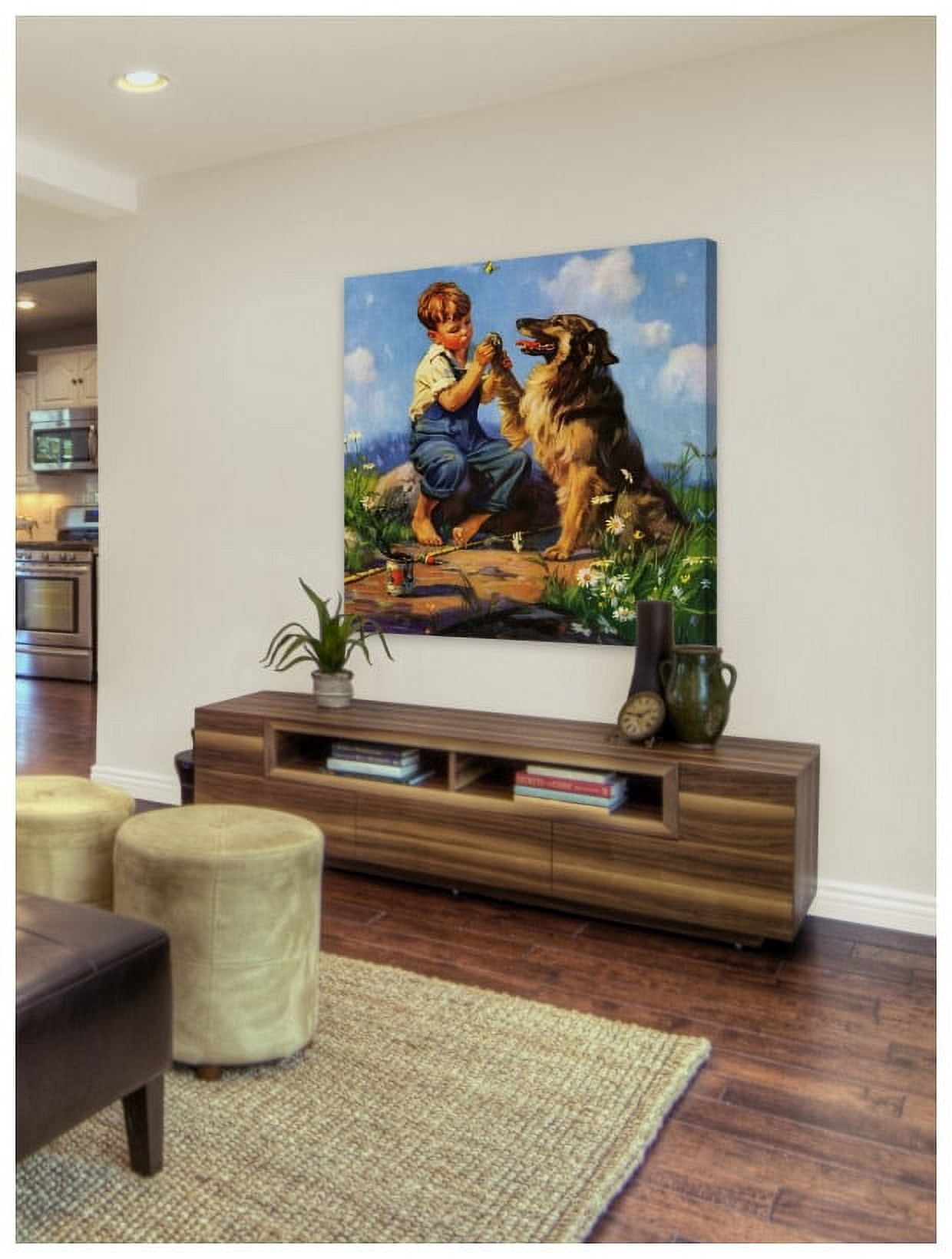 Marmont Hill "Best Friends" by Curtis Painting Print on Canvas