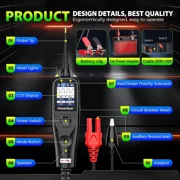 Autel PowerScan PS100 Power Circuit Probe Kit, 2026 Advanced Electrical Wire Tracer Circuit Relay Tester, Breaker Short Finder Tool, Activate Component Check Ground, Read AC DC Resistance, 40ft Cable