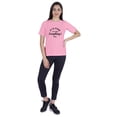 thumbnail image 5 of Inkmeso Crew Neck T-shirt It's Fine I'm Fine Everything's Fine" Letter Printed Inspirational Jersey Top For Women, 5 of 9