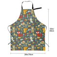 thumbnail image 5 of Bingfone Cute Animal Forest Apron Gifts For Men, Women Professional Grade Chef Apron for Kitchen,BBQ & Grill, 5 of 8
