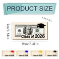 thumbnail image 3 of FENGGHAO 2026 Graduation Money Holder Wooden Card Box Wallet for Class of 2026 Grad Senior Birthday Present 7.5*3.5in Black, 3 of 7
