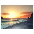 thumbnail image 2 of Madeira Coast with Blue Waters - Large Seashore Canvas Print, 2 of 3