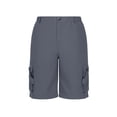 thumbnail image 5 of Jinhomg Big and Tall Cargo Shorts for Men Relaxed Fit Non-Iron Workout Shorts Moisture Wicking Quick Dry Work Short with Multi-Pockets Dark Gray,M, 5 of 7