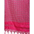 thumbnail image 2 of eloria Women's Neck Wrap Designer Checked Organza Dupatta Indian Long Stole, 2 of 5