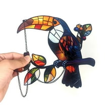 sruoe Suncatchers Windows Hanging, Indoor Outdoor Sun Catchers Ornaments, Sunlight Catcher, Colorful Acrylic Window Hanging Decoration for Garden Wall Hang Decor