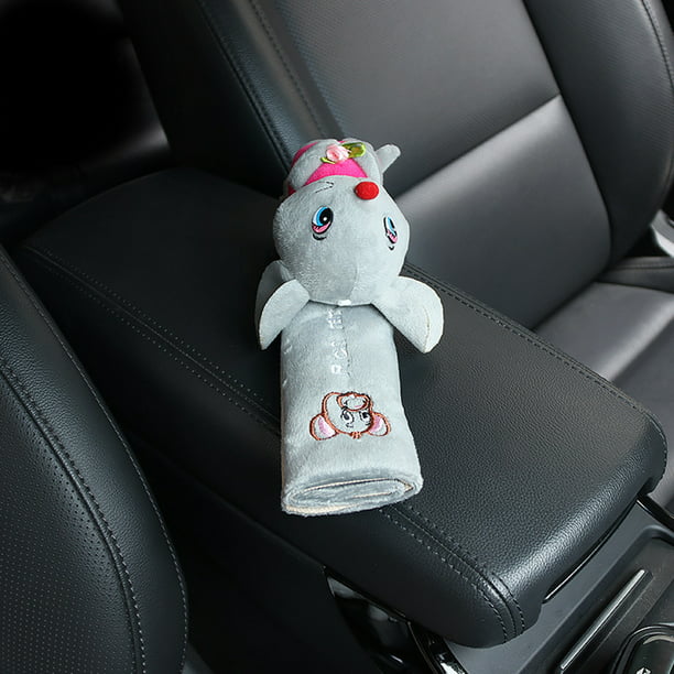 Child Seat Belt Shoulder Pads Protection Plush Padding Cute Cartoon Car Sefety Com - Childrens Seat Belt Pad
