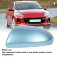 thumbnail image 3 of Rearview Mirror Cover, ABS Side Rearview Mirror Cover Cap Stylish Look Door Wing Mirror Cover Cap Fit for 3 2010-2013, Weather Resistant, Easy Installation, 3 of 7