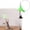 Green, variant on Pet Robot Game Interactive Feather Cat Toy One Cat Stick One Kitten Wand with Suction Cup Indoor Play Practice,Black