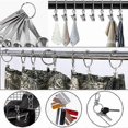 thumbnail image 3 of Curtain Hooks, Strong Tension Clip with Rust Resistant for Decorative Functionality, Enhance Window Curtains in Your Living Space (Silver, Set of 40), 3 of 5