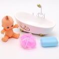 thumbnail image 2 of Juego de baño Sunnimix muñeca Electrónica con bañera de trabajo Real, 2 of 8