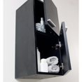 thumbnail image 3 of Senza Bathroom Linen Side Cabinet Storage Areas in Black, 3 of 3