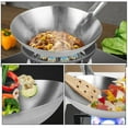 thumbnail image 2 of OULII Poêle à Frire Profonde en Acier Inoxydable pour la Cuisine à la Maison Polyvalente 1 Ensemble, 2 of 7