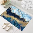 thumbnail image 4 of Diatomaceous Earth Bath Mat,Purple, Gold and Blue Marble Non-Slip Volume Super Absorbent Fast Drying for Bathroom Kitchen Door mat,Eco-Friendly Easy to Clean, 4 of 10