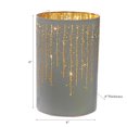 thumbnail image 2 of Christmas Led White Glass Stand Dangling Garland 6", 2 of 4
