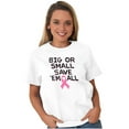 thumbnail image 5 of Big Or Small Save Them All Pink Women's Graphic T Shirt Tees Brisco Brands L, 5 of 5
