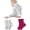 White Pink, variant on Compression Socks, Sweat-Wicking Breathable Compression Socks, Open Toe Foot Sports Running Pressure Socks (2 pairs)