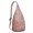 Rose-gold-3, variant on Abstract Paisley Sling Backpack - Retro Artistic Design Crossbody Bag, Multi-Pocket Travel Pack for Photography