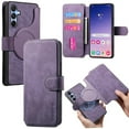 thumbnail image 2 of Removable Magnetic Wallet Case Gift compatible iPhone 15 Men Women, RFID Blocking Material Retro Folio Flip Leather Case with 3 Card Slots, 2 of 5