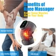 thumbnail image 6 of Cordless Knee Massager Shoulder Brace with Heat, 3-In-1 Heated Knee Elbow Shoulder Brace Wrap, Vibration Knee Heating Pad,3 Vibrations and Heating Modes,Heating Pad for Knee Elbow Shoulder Relax,2Pcs, 6 of 12