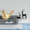 thumbnail image 2 of Conjunto De Figuras De Animales De Pájaro Dorado Moderno Y Ciervo Negro, Elegantes Esculturas Decorativas Para El Hogar, Sala De Estar, Oficina, Mesa, Regalo De Inauguración De La Casa., 2 of 8