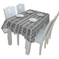 thumbnail image 3 of EREHome Nappe Noir et Blanc 52x70 Pouces, 3 of 4