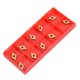 thumbnail image 1 of Inserciones de Fresado de corte Sharpla 10pcs inserciones recubiertas de carburo dorado, 1 of 8
