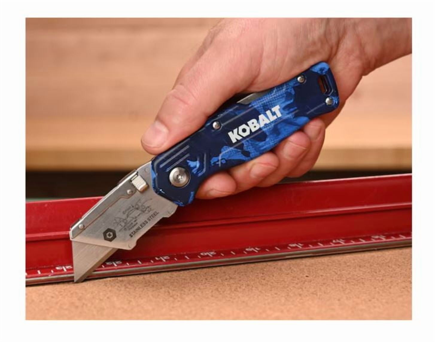 Kobalt 2-Pack Camo Lockback 3/4-in 50-Blade Folding Utility Knife