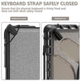 thumbnail image 5 of SaniMore for Microsoft Surface Pro 9 13" 2022 Case Support Keyboard Connection, Soft TPU & Rugged PC Cover with Handle & 360° Rotatable Kickstand Small Lock Full Body Protective Shell, Darkbrown, 5 of 12