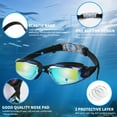 thumbnail image 3 of Debonair Swim Goggles, Comfortable Polarized Anti-Fog Swimming Goggles for Kids, 3 of 9