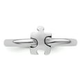 thumbnail image 5 of Sterling Silver Rhodium-Plated Awareness Puzzle Piece Ring, 5 of 5