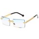 thumbnail image 1 of Gafas de terre modernas para mujer sin montura gafas de terre antideslizantes para hombre gafas de terre para ejercicio libre con gradiente Gradiente degradado Yinane Gafas de sol sin montura, 1 of 7