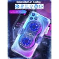 thumbnail image 2 of Phone Cooler For Iphone, Cooling Case Radiator Game Accessories, Dual Mobile Phone Fan With Finger Sleeves For Pubg Smartphone Gaming Controller From 4 To 6.5 Inch For Tiktok Live Streaming, 2 of 8