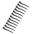 thumbnail image 1 of Paquete de 12 pinzas para el cabello jinwen Duckbill Negro, 1 of 8