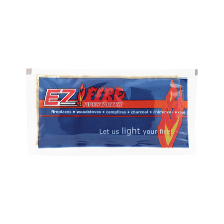 

EZ FIRE FIRESTARTER for Fireplace Campfire or Grill Safe Fast Gel Packets for Indoor or Outdoor Use 10 Pack