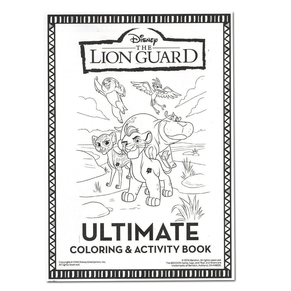 NEW Disney The Lion Guard Ultimate Coloring /& Activity Book w// Stickers Posters